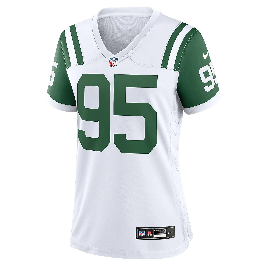 Zennovawear Quinnen Williams New York Jets Women's Classic Alternate Game Jersey - White