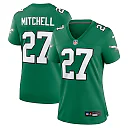 Zennovawear Quinyon Mitchell Philadelphia Eagles Women's Alternate Game Jersey - Kelly Green