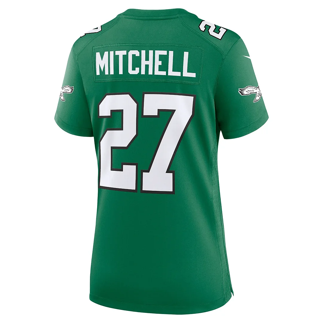 Zennovawear Quinyon Mitchell Philadelphia Eagles Women's Alternate Game Jersey - Kelly Green