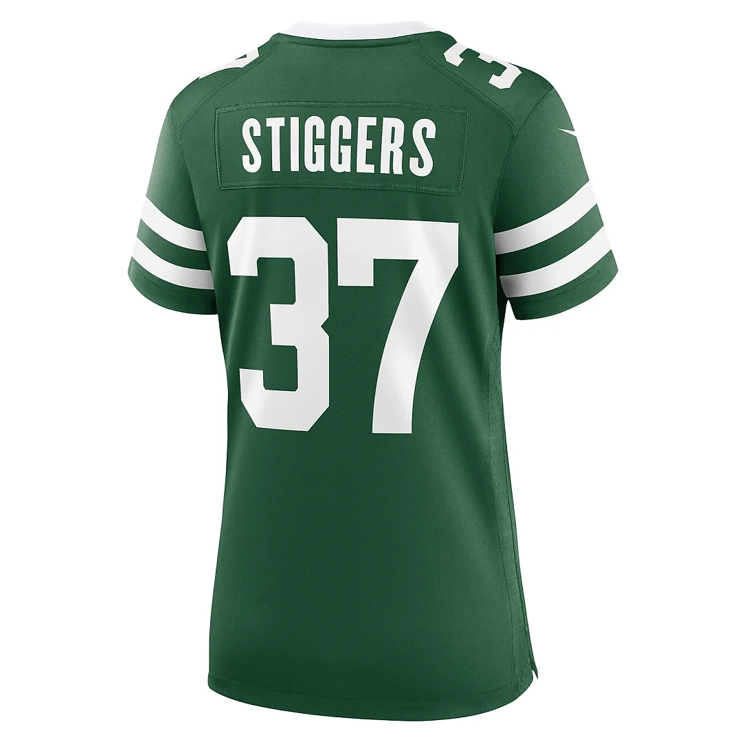 Zennovawear Qwan'tez Stiggers New York Jets Women's Game Jersey - Legacy Green