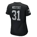 Zennovawear Raheem Mostert Las Vegas Raiders Women's Team Game Jersey - Black