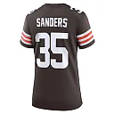 Zennovawear Raheim Sanders Cleveland Browns Women's Team Game Jersey - Brown