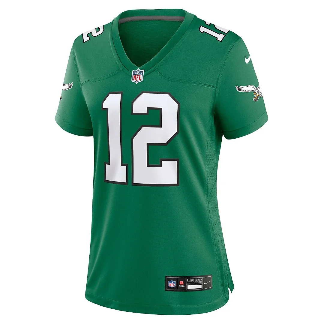 Zennovawear Randall Cunningham Philadelphia Eagles Women's Alternate Game Jersey - Kelly Green