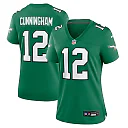 Zennovawear Randall Cunningham Philadelphia Eagles Women's Alternate Game Jersey - Kelly Green