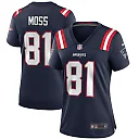 Zennovawear Randy Moss New England Patriots Women's Game Retired Player Jersey - Navy