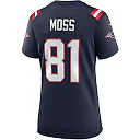 Zennovawear Randy Moss New England Patriots Women's Game Retired Player Jersey - Navy