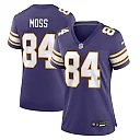 Zennovawear Randy Moss Minnesota Vikings Women's Classic Retired Player Game Jersey - Purple