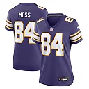 Zennovawear Randy Moss Minnesota Vikings Women's Classic Retired Player Game Jersey - Purple