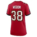 Zennovawear Rashad Wisdom Tampa Bay Buccaneers Women's Team Game Jersey - Red