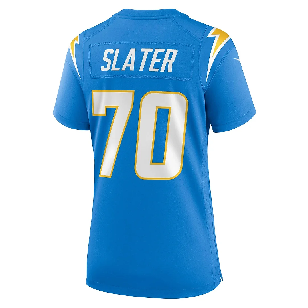Zennovawear Rashawn Slater Los Angeles Chargers Women's Game Jersey - Powder Blue