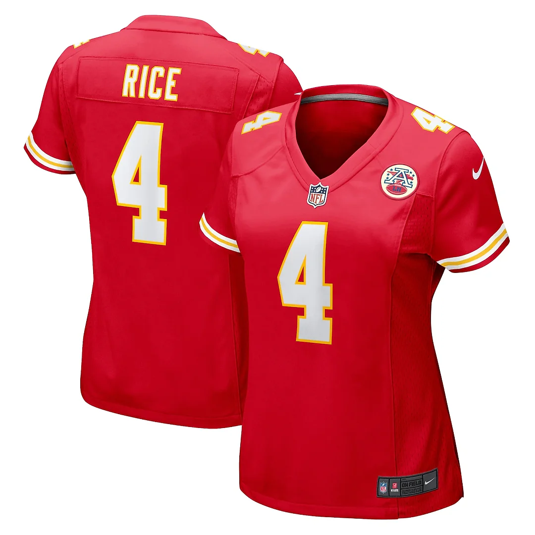 Zennovawear Rashee Rice Kansas City Chiefs Women's Game Jersey - Red