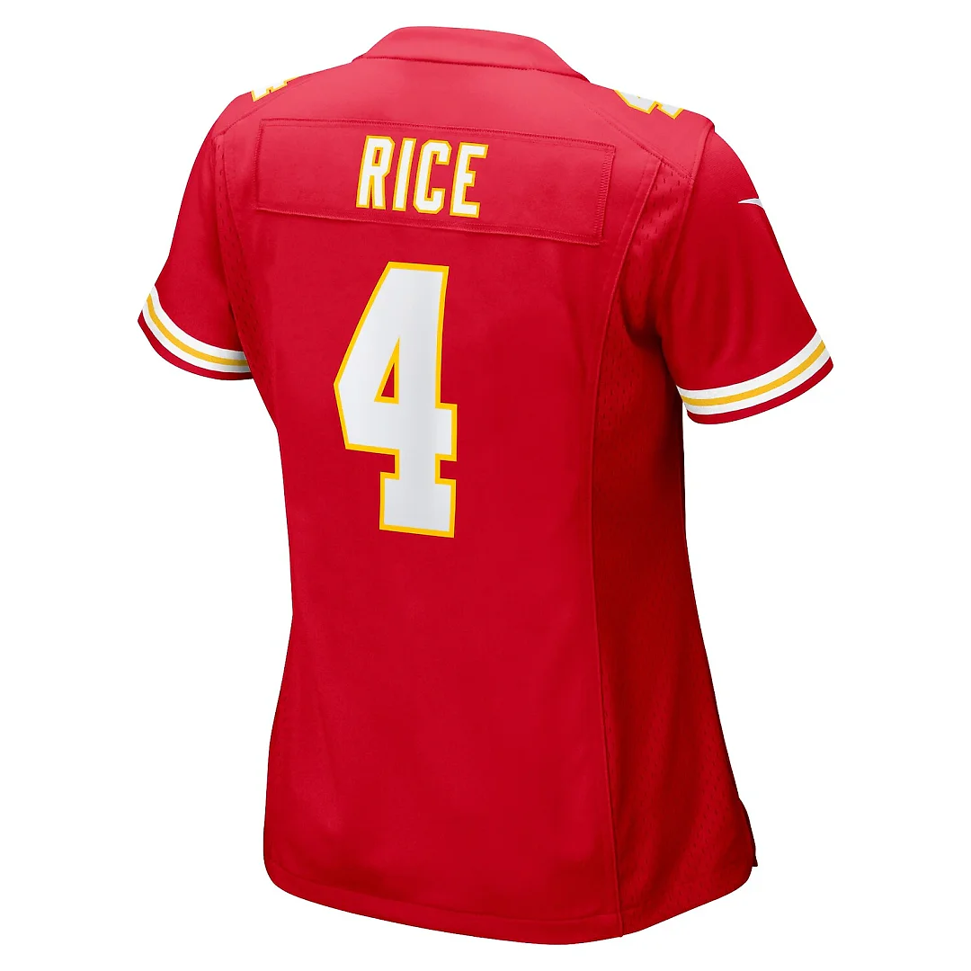 Zennovawear Rashee Rice Kansas City Chiefs Women's Game Jersey - Red