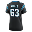 Zennovawear Rasheed Walker Carolina Panthers Women's Team Game Jersey - Black