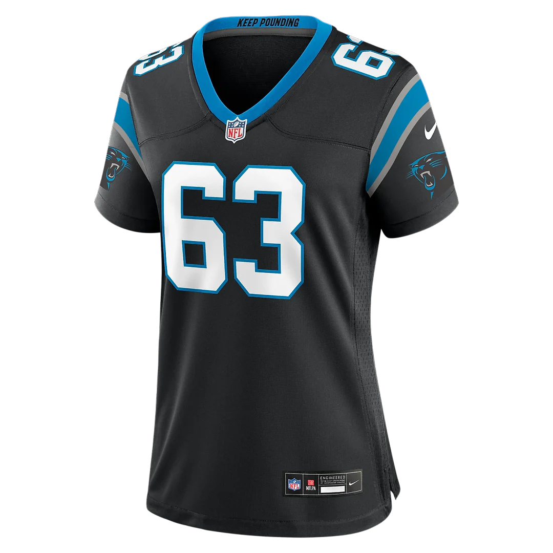 Zennovawear Rasheed Walker Carolina Panthers Women's Team Game Jersey - Black