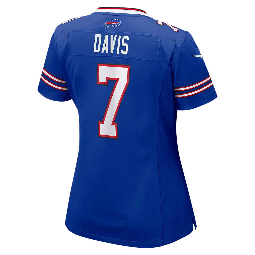 Zennovawear Ray Davis Buffalo Bills Women's Team Game Jersey - Royal