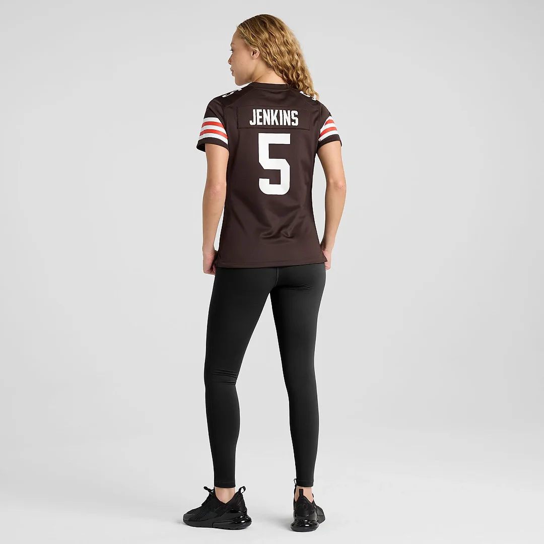 Zennovawear Rayshawn Jenkins Cleveland Browns Women's Team Game Jersey - Brown