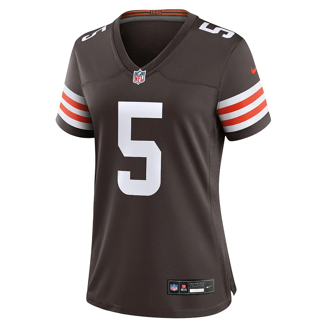 Zennovawear Rayshawn Jenkins Cleveland Browns Women's Team Game Jersey - Brown