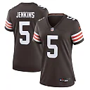 Zennovawear Rayshawn Jenkins Cleveland Browns Women's Team Game Jersey - Brown