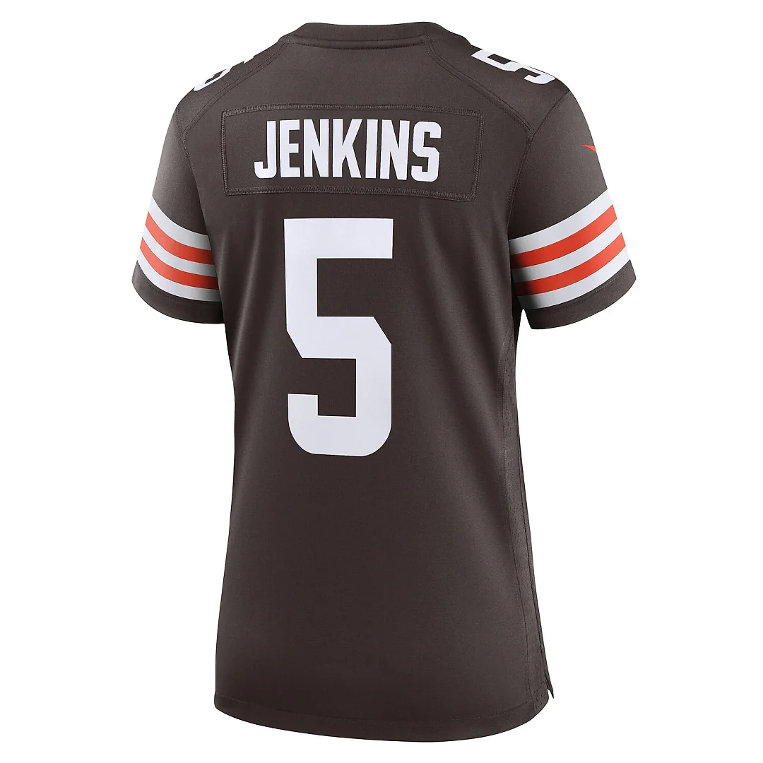 Zennovawear Rayshawn Jenkins Cleveland Browns Women's Team Game Jersey - Brown