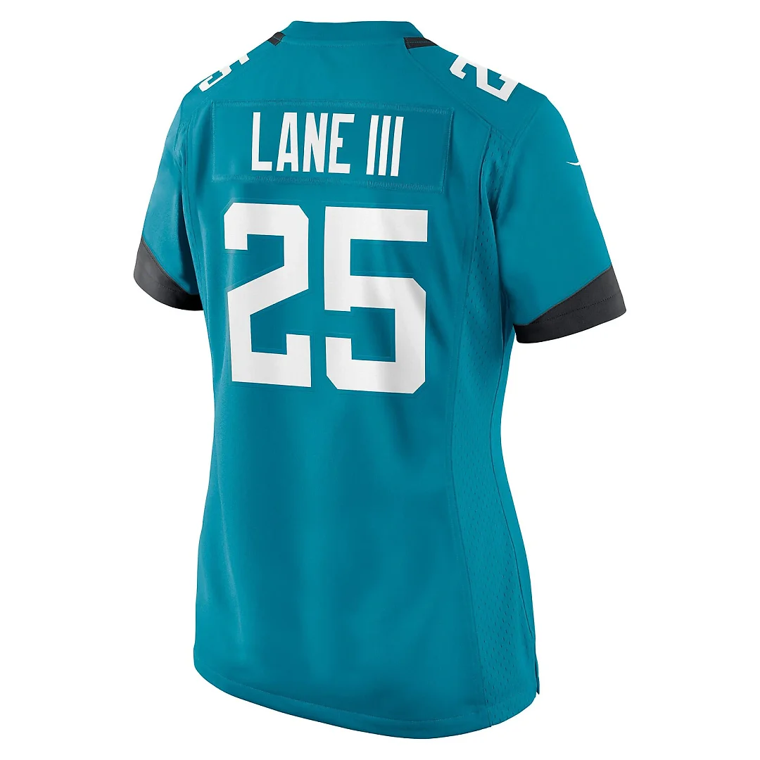 Zennovawear Rayuan Lane III Jacksonville Jaguars Women's Team Game Jersey - Teal