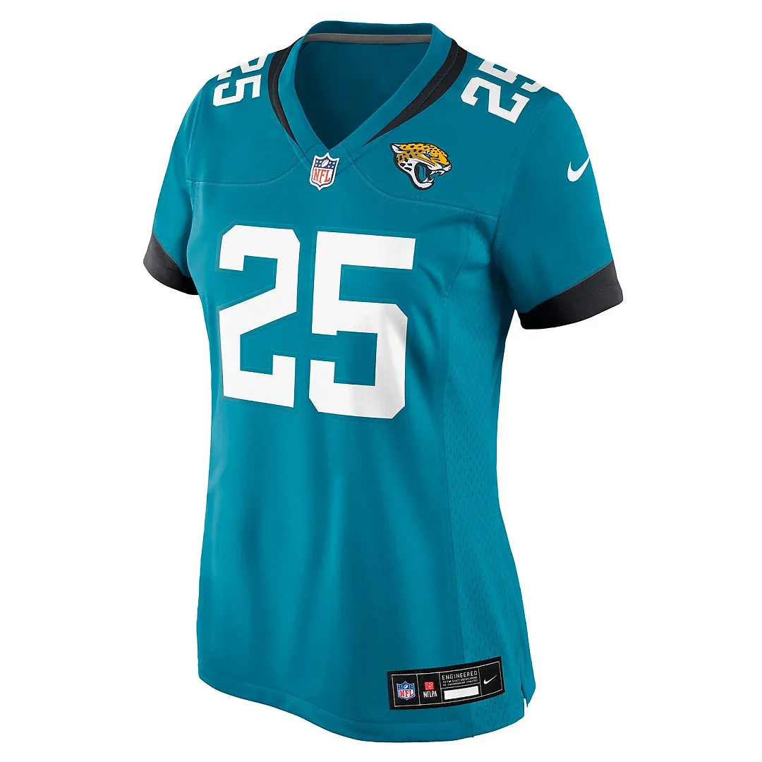 Zennovawear Rayuan Lane III Jacksonville Jaguars Women's Team Game Jersey - Teal