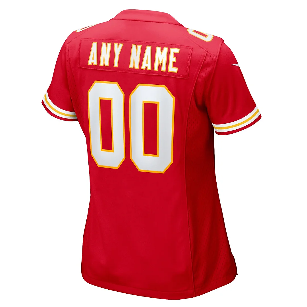 Zennovawear Kansas City Chiefs Women's Custom Game Jersey - Red