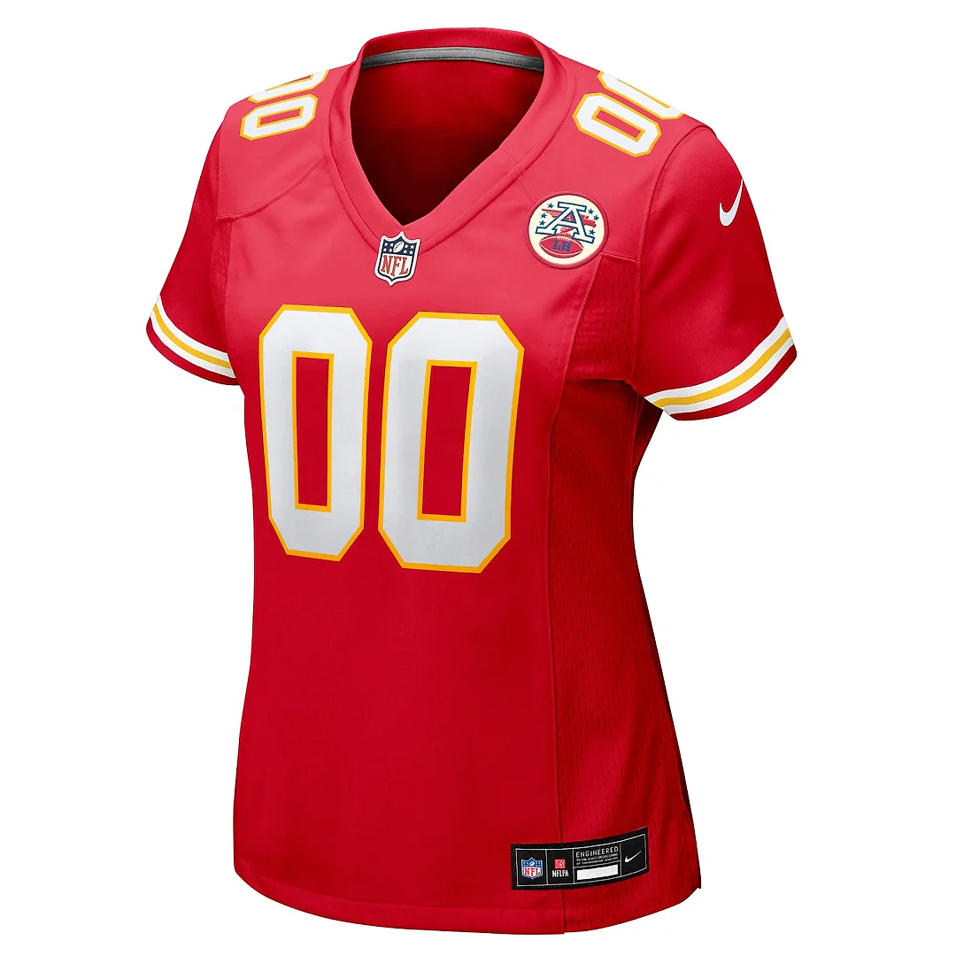 Zennovawear Kansas City Chiefs Women's Custom Game Jersey - Red