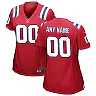 Zennovawear New England Patriots Women's Alternate Custom Jersey - Red