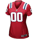 Zennovawear New England Patriots Women's Alternate Custom Jersey - Red