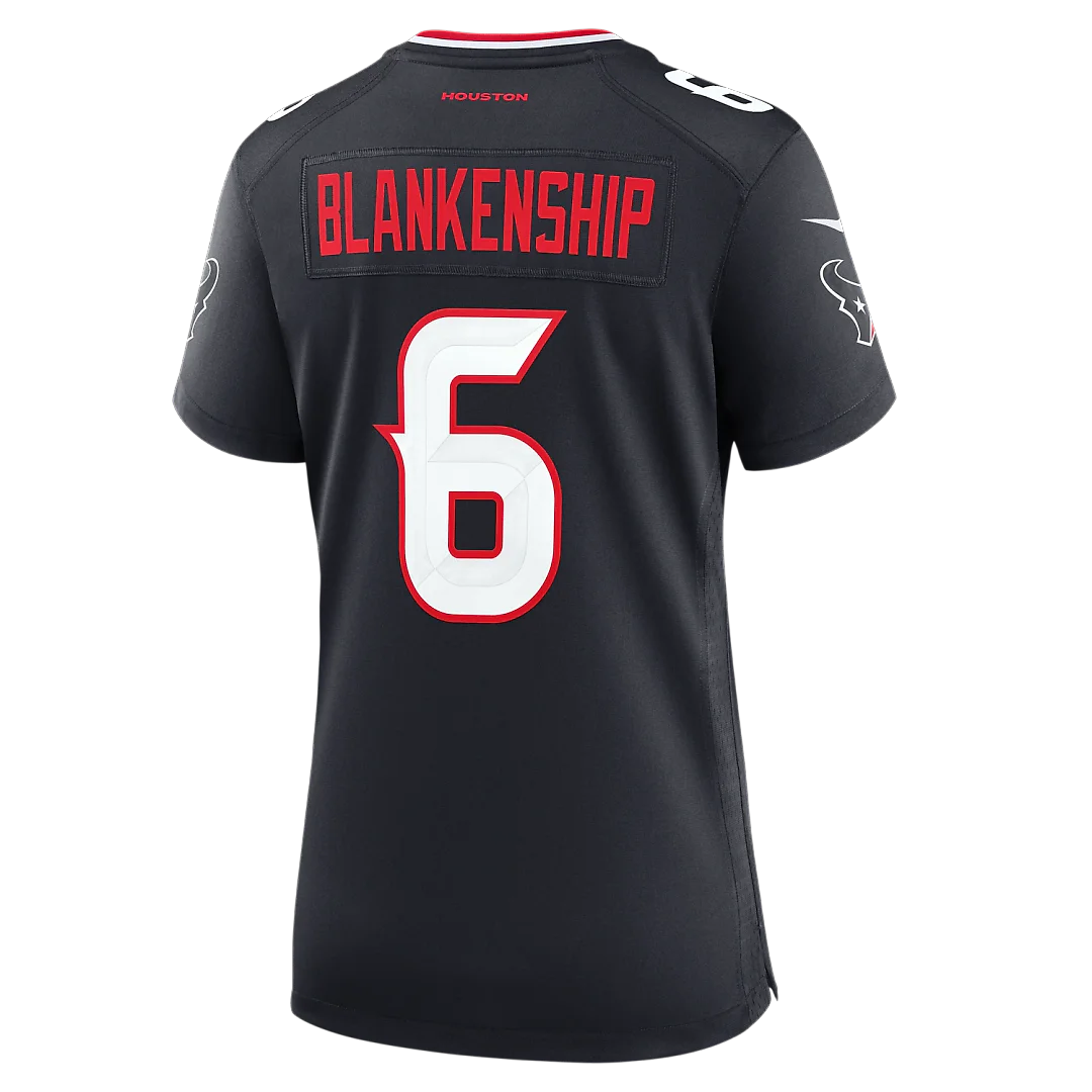 Zennovawear Reed Blankenship Houston Texans Women's Team Game Jersey - Navy