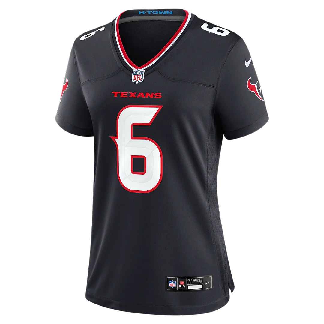 Zennovawear Reed Blankenship Houston Texans Women's Team Game Jersey - Navy
