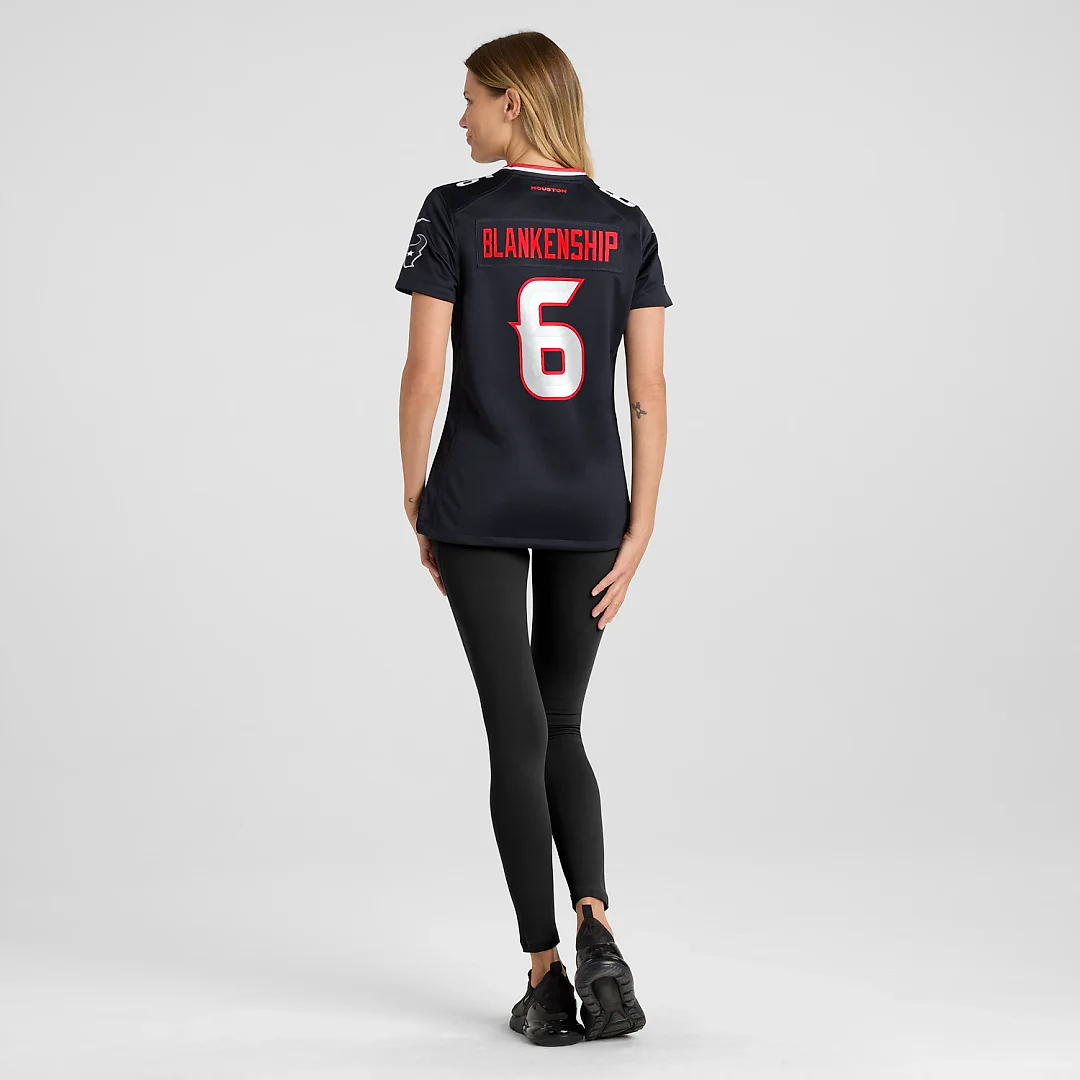 Zennovawear Reed Blankenship Houston Texans Women's Team Game Jersey - Navy