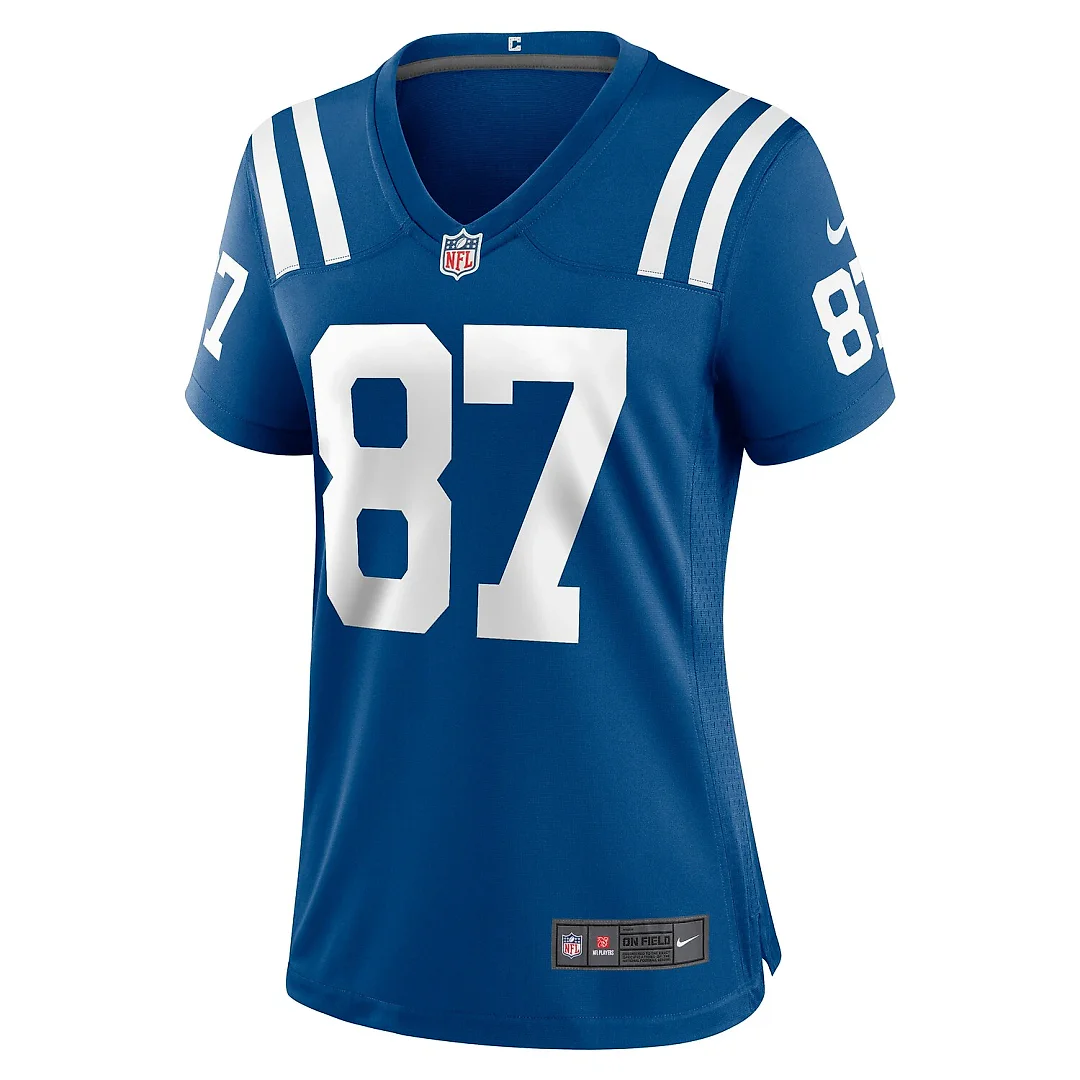 Zennovawear Reggie Wayne Indianapolis Colts Women's Retired Player Game Jersey - Royal