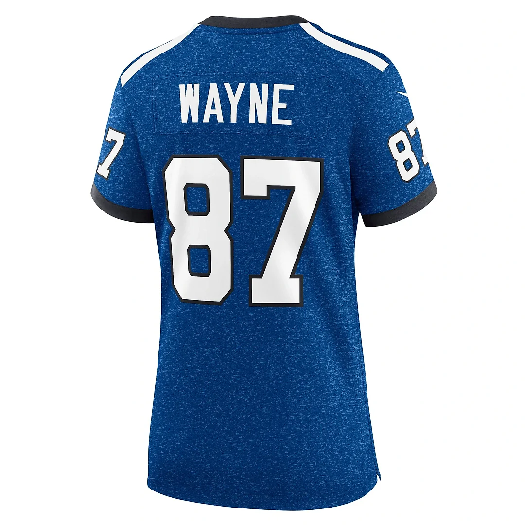 Zennovawear Reggie Wayne Indianapolis Colts Women's Indiana Nights Alternate Game Jersey - Royal