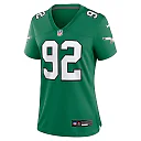 Zennovawear Reggie White Philadelphia Eagles Women's Alternate Game Jersey - Kelly Green