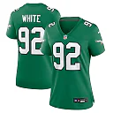Zennovawear Reggie White Philadelphia Eagles Women's Alternate Game Jersey - Kelly Green