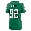Zennovawear Reggie White Philadelphia Eagles Women's Alternate Game Jersey - Kelly Green