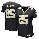 Zennovawear Rejzohn Wright New Orleans Saints Women's Team Game Jersey - Black