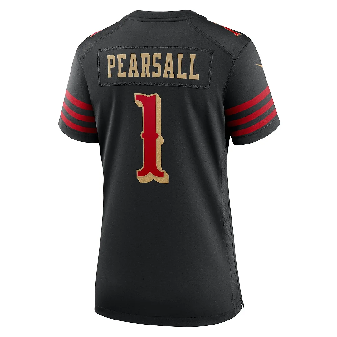 Zennovawear Ricky Pearsall San Francisco 49ers Women's 2025 Rivalries Collection Game Jersey - Black