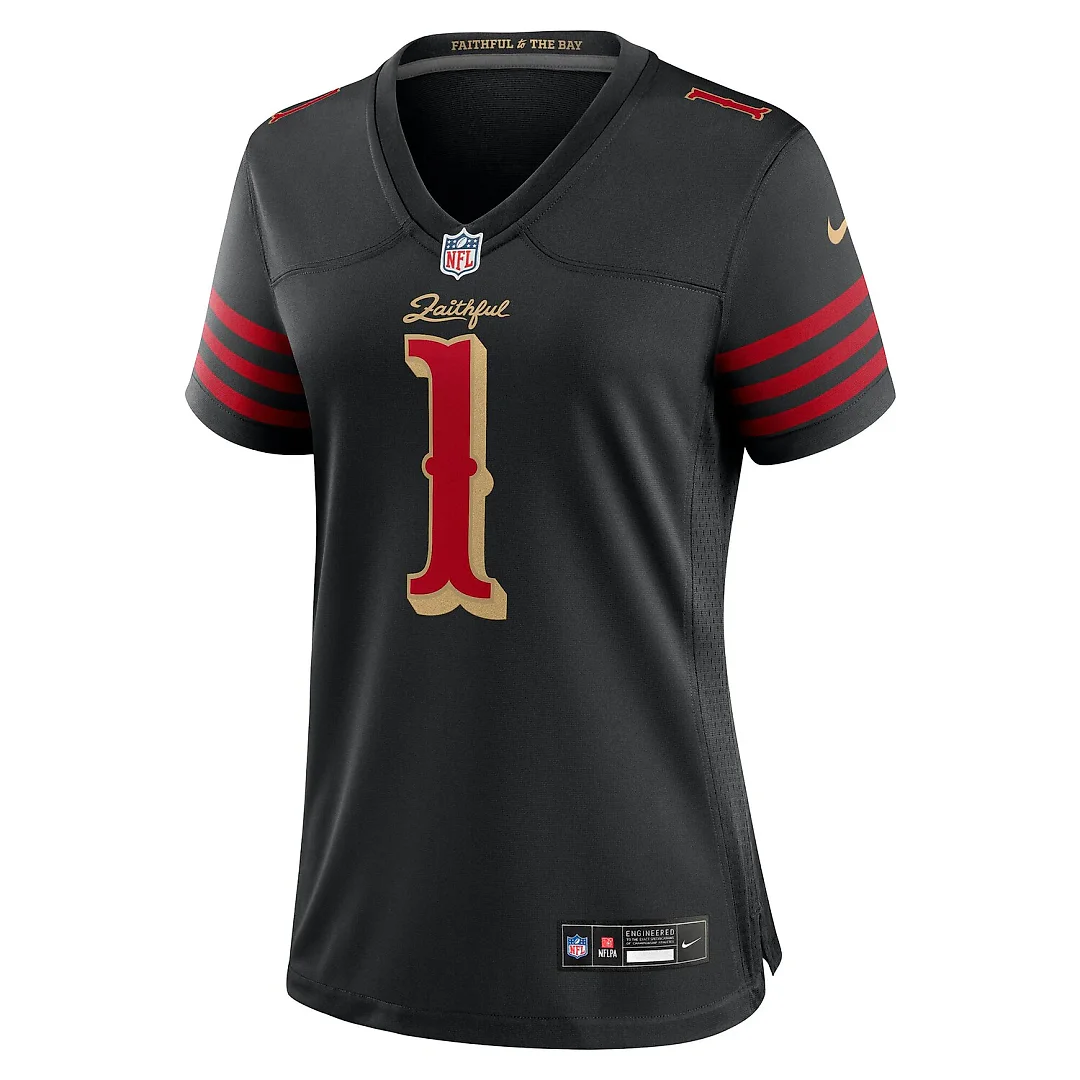 Zennovawear Ricky Pearsall San Francisco 49ers Women's 2025 Rivalries Collection Game Jersey - Black