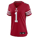 Zennovawear Ricky Pearsall San Francisco 49ers Women's Team Game Jersey - Scarlet