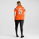 Zennovawear Riley Moss Denver Broncos Women's Team Game Jersey - Orange