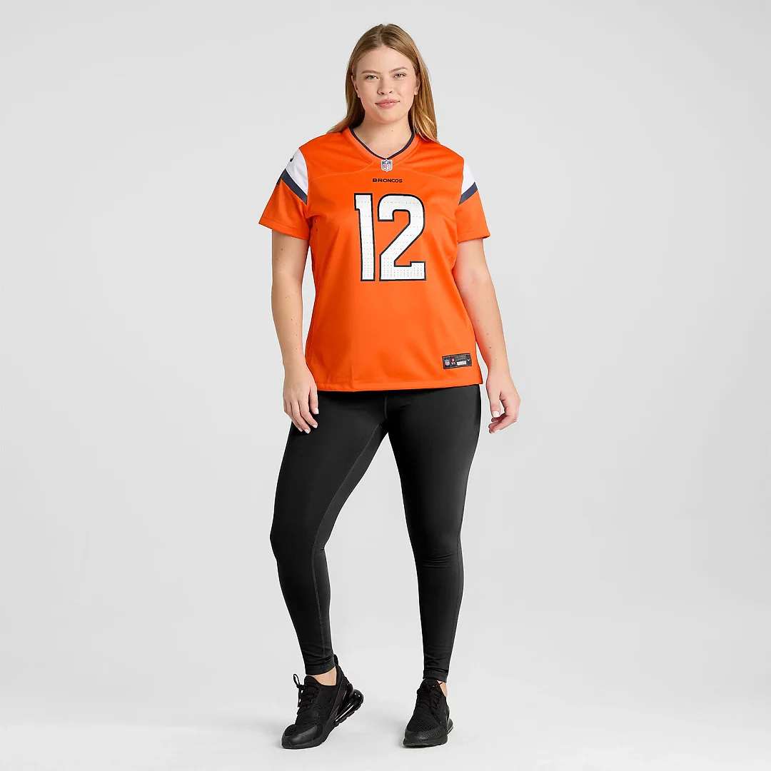 Zennovawear RJ Harvey Denver Broncos Women's Team Game Jersey - Orange