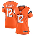 Zennovawear RJ Harvey Denver Broncos Women's Team Game Jersey - Orange