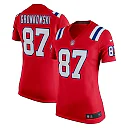 Zennovawear Rob Gronkowski New England Patriots Women's Alternate Retired Player Game Jersey - Red