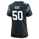 Zennovawear Robert Hunt Carolina Panthers Women's Game Jersey - Black