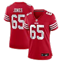 Zennovawear Robert Jones San Francisco 49ers Women's Team Game Jersey - Scarlet
