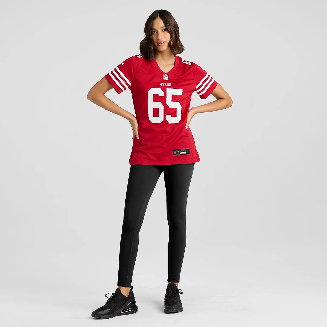 Zennovawear Robert Jones San Francisco 49ers Women's Team Game Jersey - Scarlet