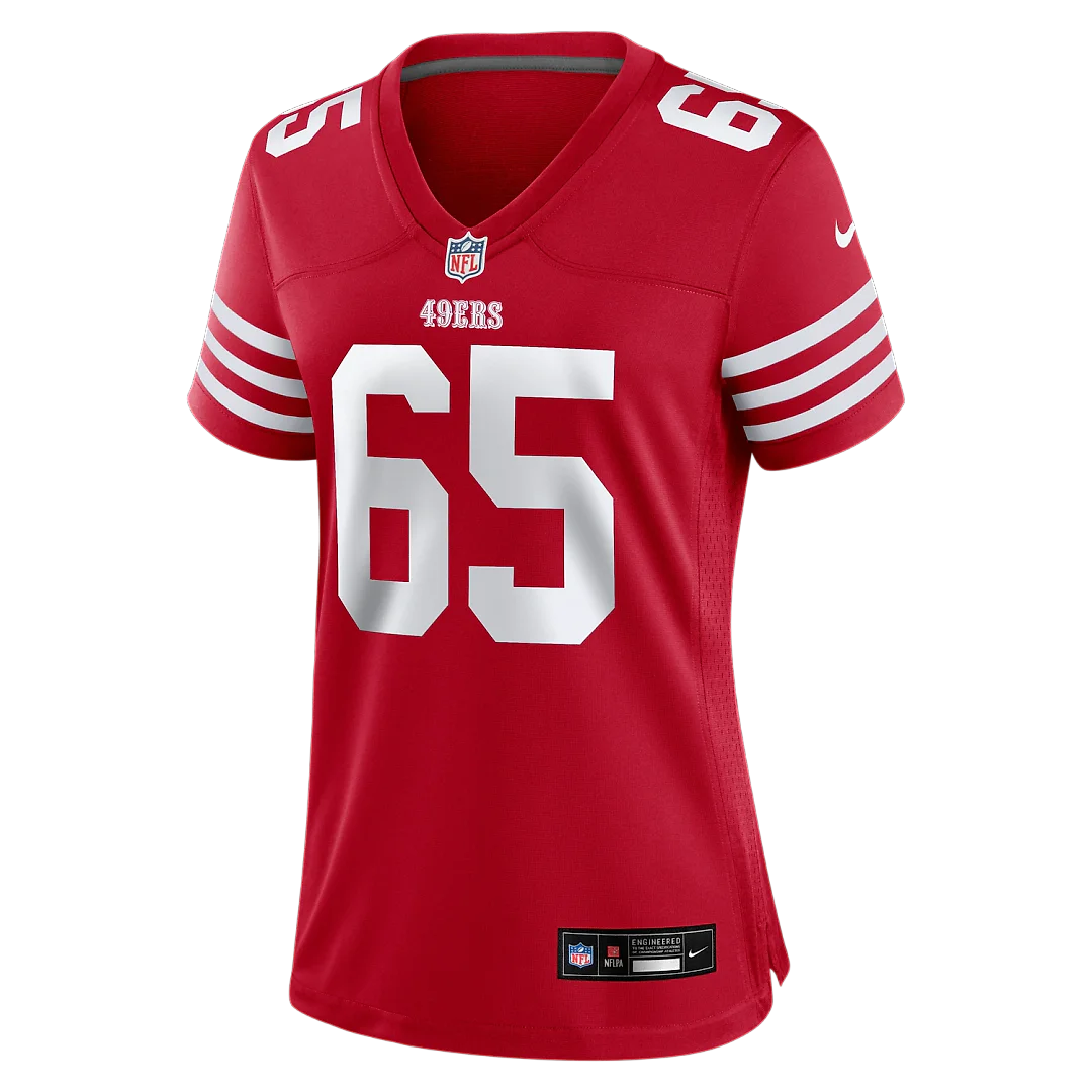 Zennovawear Robert Jones San Francisco 49ers Women's Team Game Jersey - Scarlet