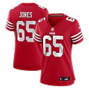 Zennovawear Robert Jones San Francisco 49ers Women's Team Game Jersey - Scarlet